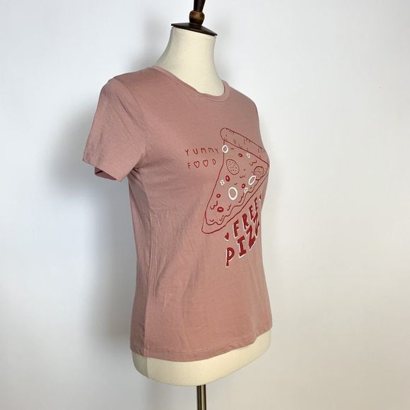 Pizza Shirt Woman’s Cotton Tee NEW - Picture 3 of 7